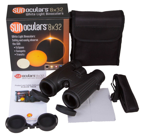 Бинокль солнечный LUNT SUNoculars 8x32, черный фото 2