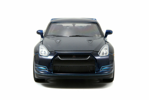 Машина Jada 1:24 Brian’s  Nissan GT-R (R35) (тёмно синий) фото 3