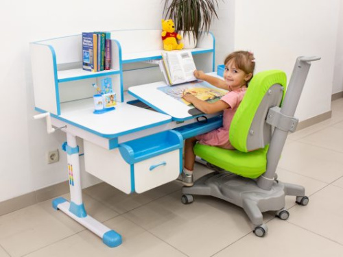 Детский стол Mealux Evo-50 синий фото 3