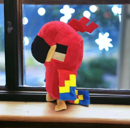 18 см Мягкая игрушка Попугай Happy Explorer Майнкрафт Minecraft фото 3