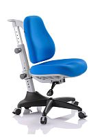 Детское эргономичное кресло Comf-pro Match Chair (Матч) (Цвет обивки:Синий, Цвет каркаса:Серый)