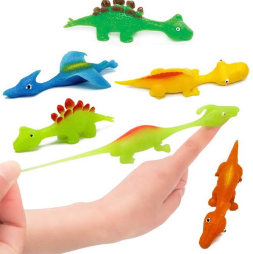 (зеленый) Катапульта Динозавр игрушка-антистресс Dino World фото 12