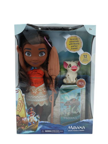 Музыкальная кукла моана с пуа и веслом (Moana) фото 2