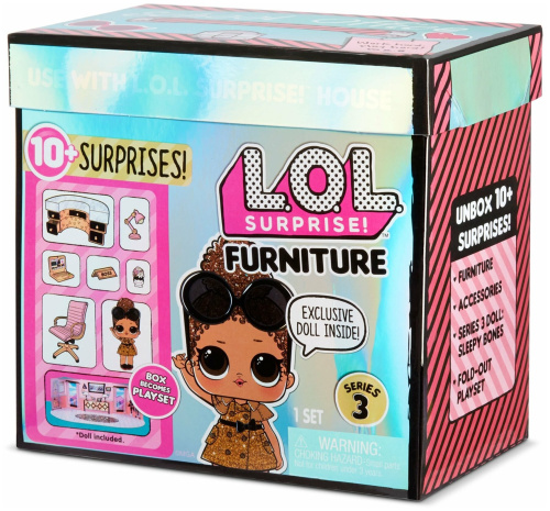 (Офис) Игровой набор L.O.L. Surprise Furniture Серия 3 School Office with Boss Queen, 570042