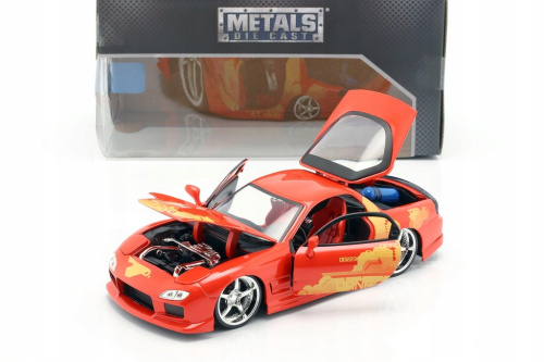 Машина Jada Fast and Furious 1:24 Mazda RX-7 фото 7