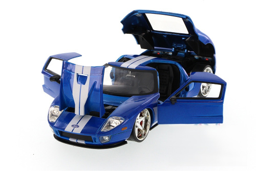 Машина Jada 1:24 Ford GT (синий) фото 2