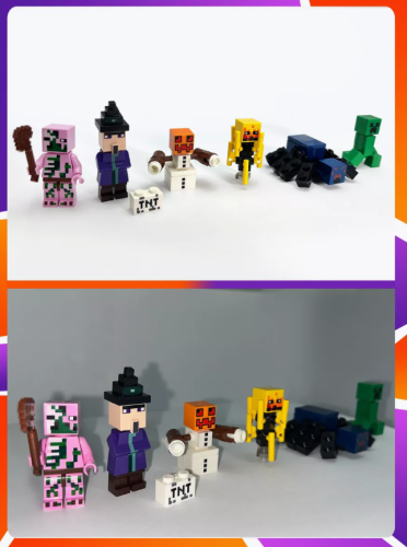 Большой набор фигурок майнкрафт Minecraft (30 фигурок) фото 6