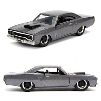 Машина Jada 1:24 Dom's Plymouth Road Runner (серый)