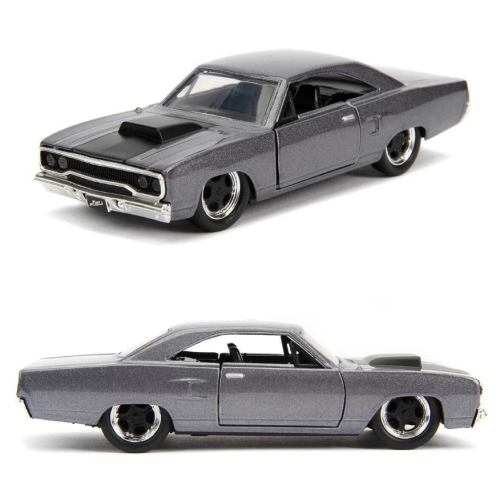 Машина Jada 1:24 Dom's Plymouth Road Runner (серый)