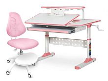 Комплект парта Ergokids TH-320 Pink + кресло ErgoKids Y-400 PN (арт.TH-320 W/PN + Y-400 PN)