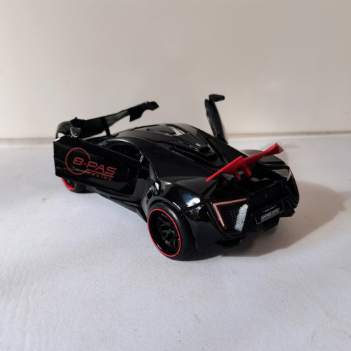 Машина Jada 1:24 Lykan Hypersport (черный с красным) фото 2