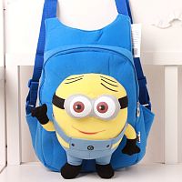 Детский рюкзак с миньоном синего цвета (Minions)
