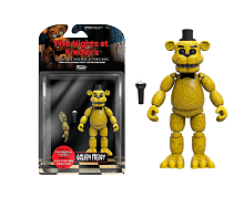 8507 Коллекционная подвижная фигурка Золотой (Голден) Фредди ФНАФ (Golden Freddy FNAF)
