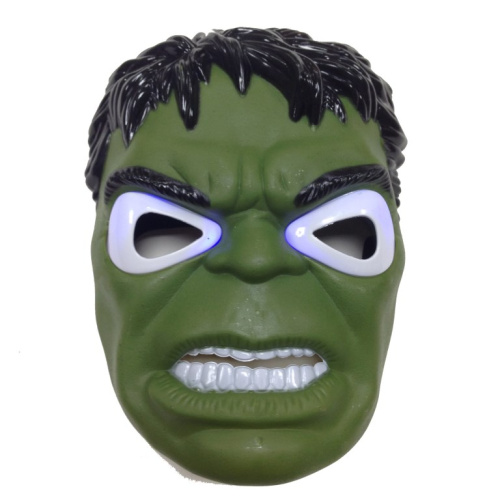 Светящаяся маска супергероя Халк  Hulk фото 3