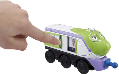 ( набор паровозиков ) Игровой набор из 4х Паровозов Chuggington Чаггингтон Уилсон, Брюстер, Коко + Уилсон на управлении фото 9