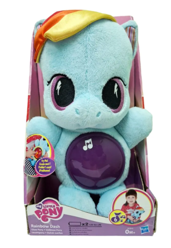 Развивающая мягкая игрушка ночник со звуком Милая Пони Радуга Дэш Playskool Hasbro B1652