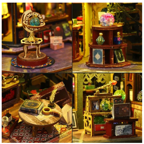 ES012 Музыкальный румбокс Конструктор деревянный Гарри Поттер фото 7