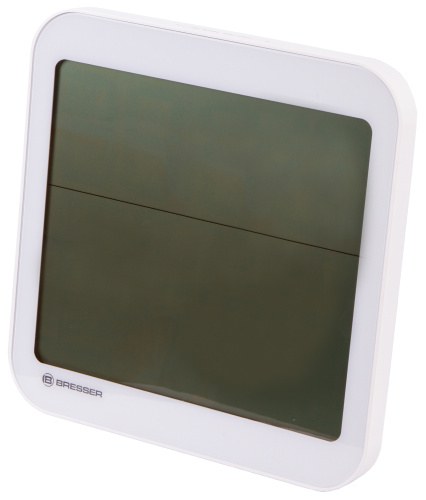 Часы настенные Bresser MyTime Meteotime LCD, белые фото 6