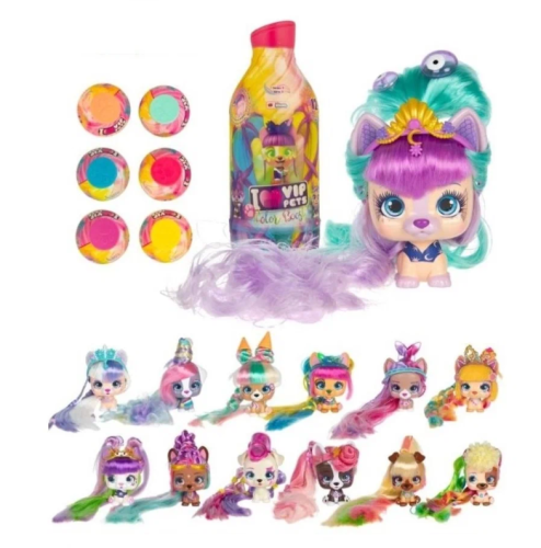 Фигурка-сюрприз IMC Toys Модные щенки VIP Pets Color boost 712003/1 фото 3