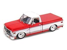 Машина Jada 1:24 1972 Chevy Cheyenne (красно-белая)