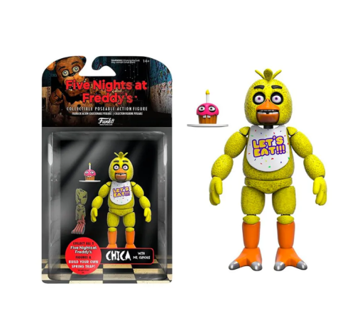 8477 Коллекционная подвижная фигурка Чика ФНАФ (Chica FNAF)