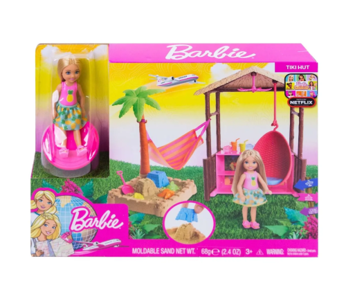 Набор игровой Barbie Челси в хижине Тики FWV24 Барби (из серии Путешествия) фото 2