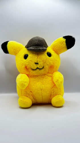 25 см Detective Pikachu Покемон Мягкая игрушка Детектив Пикачу фото 8