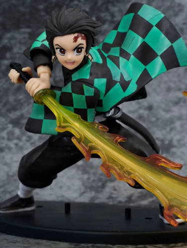 Аниме фигурка Убийца Демонов Тандзиро Камадо Клинок рассекающий демонов / Kimetsu no Yaiba фото 9