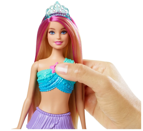 Кукла Barbie Сверкающая русалочка HDJ36 фото 3