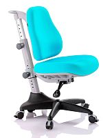 Детское эргономичное кресло Comf-pro Match Chair (Матч) (Цвет обивки:Голубой, Цвет каркаса:Серый)