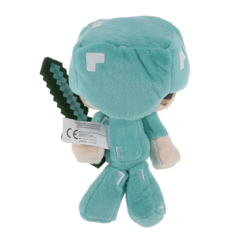 Мягкая игрушка Стив в алмазной броне 17 см Майнкрафт (Minecraft) фото 4