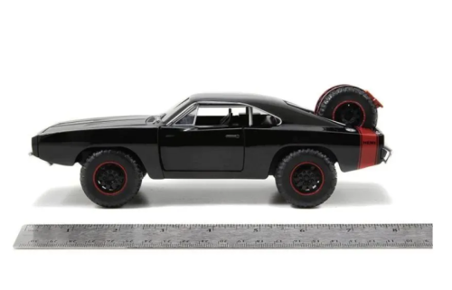 Машина Jada Fast and Furious 1:24 - Dom's Dodge Charger R/T (чёрный с красным) фото 3