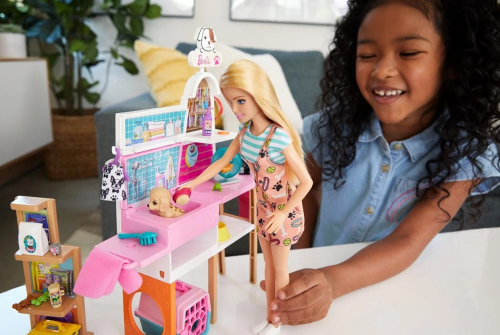 Набор Barbie Зоомагазин с куклой, питомцами и аксессуарами GRG90 фото 8