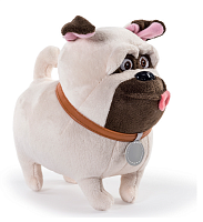15 см Мягкая игрушка Мопс Мел из мультфильма Тайная жизнь домашних животных