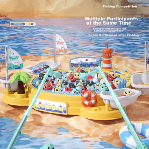 Большая рыбалка детская интерактивная игрушка 45 рыб со звуком фото 7