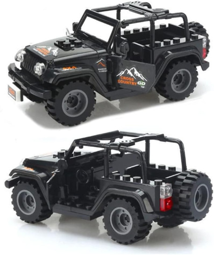 Машина конструктор 57 деталей (внедорожник, джип)