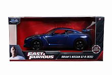 Машина Jada 1:24 Brian’s  Nissan GT-R (R35) (тёмно синий)