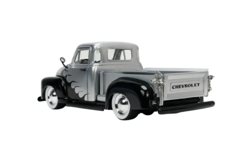Машина (Пикап) Jada 1953 Chevrolet pickup 1:24 с дополнительным комплектом колес фото 4