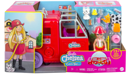 Игровой набор Barbie Челси и пожарная машина, HCK73 фото 2