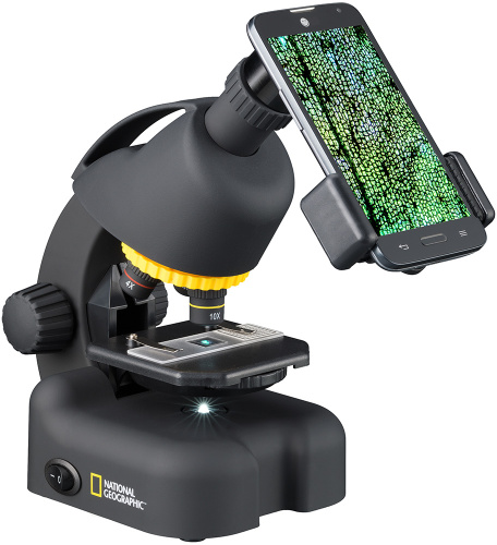 Микроскоп Bresser National Geographic 40–640x, с адаптером для смартфона фото 3
