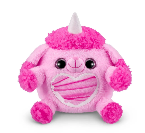 9237SQ1 Мягкая игрушка ZURU Плюш, 19 см Rainbocorns Puppycorn Surprise розовый фото 4