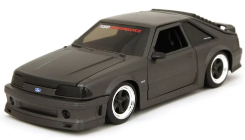 Машина Jada 1:24  Ford Mustang GT 1989 (черный матовый)