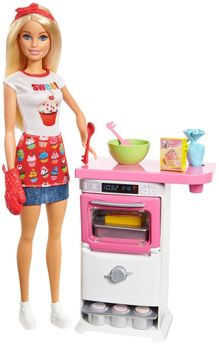 318000 Mattel  Барби Кондитер Блондинка (Barbie FHP57)
