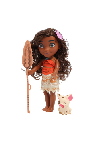 Музыкальная кукла моана с пуа и веслом (Moana) фото 3