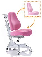 Детское кресло Mealux Match (Y-528) (Цвет обивки:Розовый, Цвет каркаса:Серый)