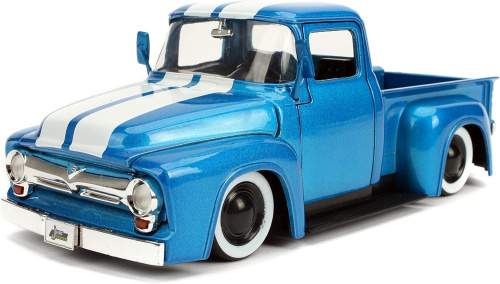 Машина (Пикап) Jada 1956 Ford F-100 Pickup 1:24 с дополнительным комплектом колес фото 3