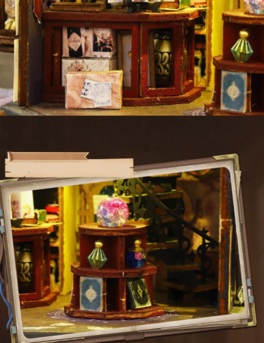 ES012 Музыкальный румбокс Конструктор деревянный Гарри Поттер фото 5