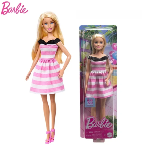Кукла Барби 65-я годовщина со светлыми волосами Barbie HTH66  фото 4