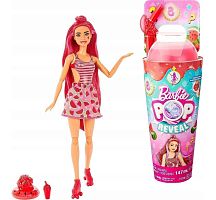 (красный) Кукла Барби Pop Reveal Frutas 8 Сюрпризов Фрукты (Лимонад) HNW40_3 Barbie