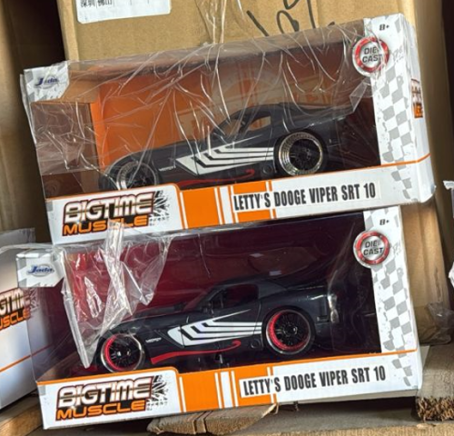 Машина Jada Bigtime Muscle 1:24 Letty's Dodge Viper SRT10 (темно-серый) фото 8